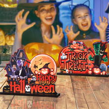 Last inn bildet i Galleri-visningsprogrammet, Halloween-tema Bordpynt i tre