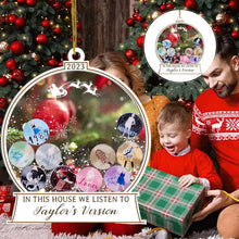 Last inn bildet i Galleri-visningsprogrammet, I dette huset lytter vi til Taylors versjon av Ornament