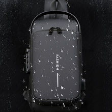 Last inn bildet i Galleri-visningsprogrammet, USB Charging Sports Sling Anti-tyveri skulderveske