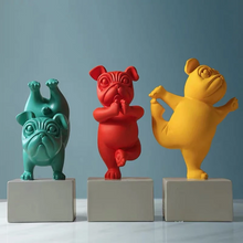 Last inn bildet i Galleri-visningsprogrammet, Yoga Bulldog Statue Ornament