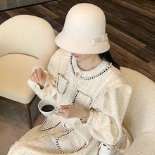 Last inn bildet i Galleri-visningsprogrammet, Fiskerlue i ull i tweed