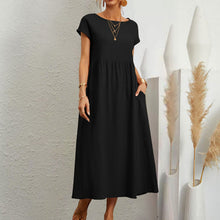 Last inn bildet i Galleri-visningsprogrammet, Sleeveless loose cotton linen dress