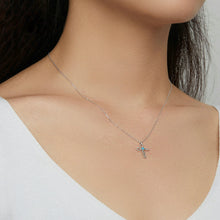 Last inn bildet i Galleri-visningsprogrammet, Lucky Eye Cross Halskjede og øredobber