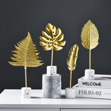 Last inn bildet i Galleri-visningsprogrammet, Golden Leaves Ornaments