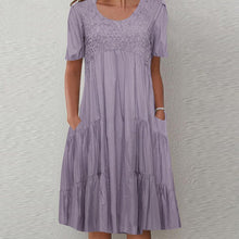 Last inn bildet i Galleri-visningsprogrammet, Ensfarget kjole