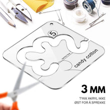 Last inn bildet i Galleri-visningsprogrammet, Innenrikssømlinjal i Akryl