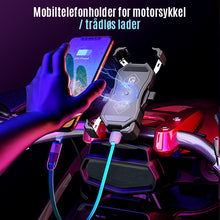 Last inn bildet i Galleri-visningsprogrammet, Mobiltelefon trådløs lader for motorsykkel