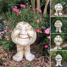 Last inn bildet i Galleri-visningsprogrammet, Funny Expression Flowerpot