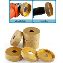 Last inn bildet i Galleri-visningsprogrammet, Straight Edge vakuumtørr rillet diamantsliper