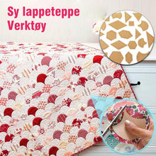 Last inn bildet i Galleri-visningsprogrammet, Teppes i lappeteknikk  mal sett