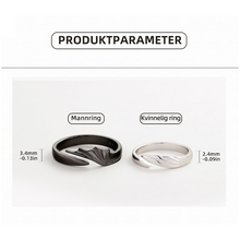 Last inn bildet i Galleri-visningsprogrammet, Ring for et par av engel og demon