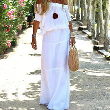 Last inn bildet i Galleri-visningsprogrammet, Kortermet maxikjole