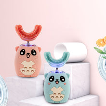 Last inn bildet i Galleri-visningsprogrammet, Elektrisk U-formet tannbørste for barn