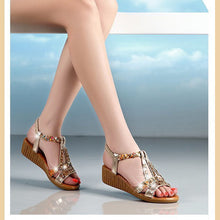 Last inn bildet i Galleri-visningsprogrammet, Strass elastiske sandaler