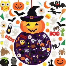 Last inn bildet i Galleri-visningsprogrammet, New DIY Halloween Felt Pumpkin Witch
