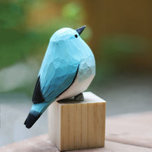 Last inn bildet i Galleri-visningsprogrammet, Fat Chirp Bird Wood Carving Ornament