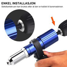 Last inn bildet i Galleri-visningsprogrammet, Naglepistol Boremaskin Adapter