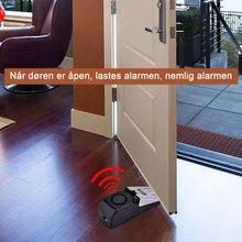 Last inn bildet i Galleri-visningsprogrammet, Dørstopper sikkerhetsalarm