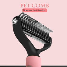 Last inn bildet i Galleri-visningsprogrammet, Pet Grooming Dual Sided Comb