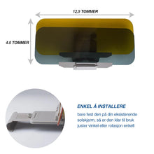 Last inn bildet i Galleri-visningsprogrammet, Dag og natt Anti-refleks bilfrontrutevisir