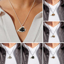 Last inn bildet i Galleri-visningsprogrammet, Sovende engel halskjede i rustfritt stål