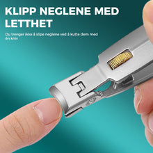 Last inn bildet i Galleri-visningsprogrammet, Negleklipper i rustfritt stål med ringlås