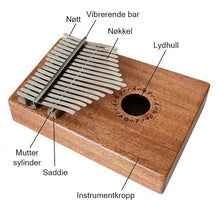 Last inn bildet i Galleri-visningsprogrammet, Kalimba tommelpiano