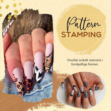 Last inn bildet i Galleri-visningsprogrammet, Nail Art Stemplingssett