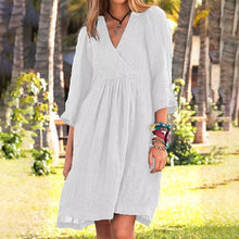 Last inn bildet i Galleri-visningsprogrammet, Uformelt kjole med v-hals