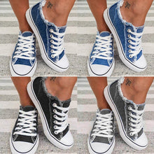 Last inn bildet i Galleri-visningsprogrammet, Denim Lerret Sko