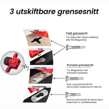 Last inn bildet i Galleri-visningsprogrammet, Verktøysett for nøkkelhullmerking