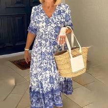 Last inn bildet i Galleri-visningsprogrammet, Lady Summer V-hals Bohemian Dress