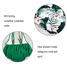 Last inn bildet i Galleri-visningsprogrammet, Polstret ruffle høy midje bikini