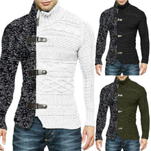 Last inn bildet i Galleri-visningsprogrammet, Fargematchende langermet strikket cardigan for menn