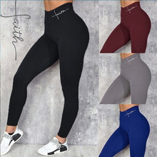 Last inn bildet i Galleri-visningsprogrammet, Stretchy ensfarget sporty leggings