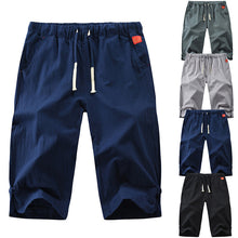 Last inn bildet i Galleri-visningsprogrammet, Cotton and Linen Five Point Tie Shorts