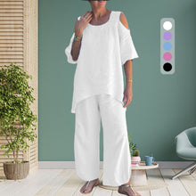 Last inn bildet i Galleri-visningsprogrammet, Rundhalset genserdress i bomullslin