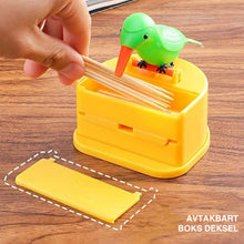 Last inn bildet i Galleri-visningsprogrammet, Kreativ automatisk tannpirkerboks tegneseriefugl