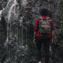 Last inn bildet i Galleri-visningsprogrammet, Klassisk lær ryggsekk