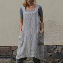 Last inn bildet i Galleri-visningsprogrammet, Tankkjole med firkantet hals og lommer