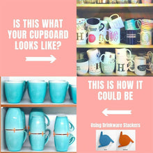 Last inn bildet i Galleri-visningsprogrammet, Adjustable Drinkware Stacker&Organizer