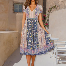 Last inn bildet i Galleri-visningsprogrammet, Trykk Midi-kjole