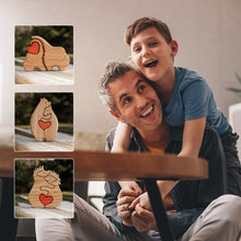 Last inn bildet i Galleri-visningsprogrammet, 💖Håndskårne omfavnende dyr i tre💕- Den beste gaven til dine kjære🎁