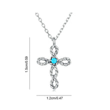 Last inn bildet i Galleri-visningsprogrammet, Lucky Eye Cross Halskjede og øredobber