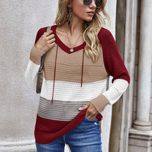 Last inn bildet i Galleri-visningsprogrammet, Strikket genser med hette