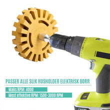 Last inn bildet i Galleri-visningsprogrammet, Hjulskive for fjerning av polerte dekaler