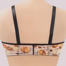 Last inn bildet i Galleri-visningsprogrammet, Blomsterprint Push-up Bh med Front-lukking