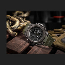 Last inn bildet i Galleri-visningsprogrammet, Elektronisk klokke med dobbel skjerm