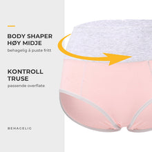 Last inn bildet i Galleri-visningsprogrammet, Nye Plus Size høy midjet bomullstruser