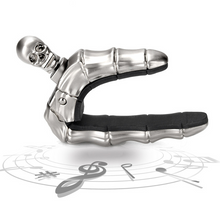 Last inn bildet i Galleri-visningsprogrammet, Hodeskalle skjelettfinger Gitar Capo